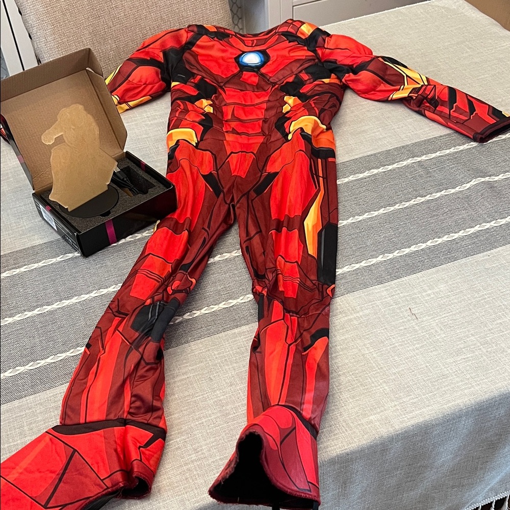 Red and Black Superhero Costume